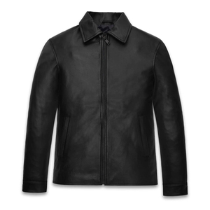 Fabricante de ropa personalizada Chaqueta de motorista de cuero de vaca original para hombre Precio al por mayor Chaquetas de cuero de temporada de invierno para hombre - Product Image 1