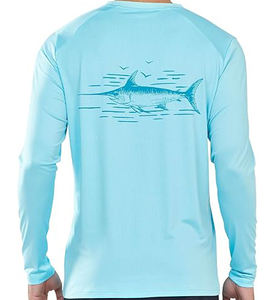 Dernière conception personnalisée séchage rapide personnaliser tournoi sublimation chemises de pêche plaine maillot de pêche - Product Image 3