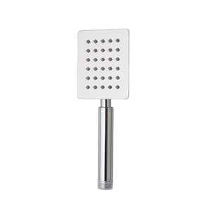 Pommeau de douche carré en acier chromé pour salle de bain et toilettes - Product Image 1