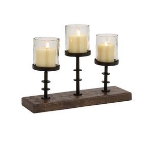 Bougeoir en fer de conception fantaisie avec bougeoir de qualité supérieure à 4 bras bougeoir de taille et de forme personnalisées - Product Image 3