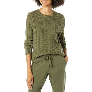 Pull à manches longues en laine 100% de haute qualité pour femmes - Product Image 1
