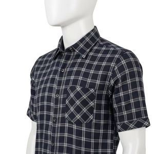 Chemises en coton polyester teintées unies pour adultes, tissu doux respirant, vêtements de travail décontractés de coupe classique, haut d'uniforme pour hommes et femmes - Product Image 5