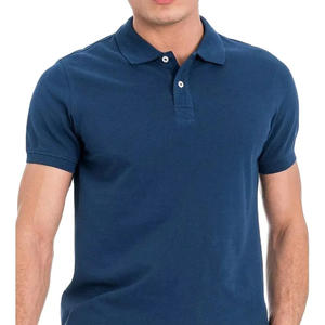 Logotipo personalizado Polo Algodón Único Golf Camisetas Cómodo Transpirable Manga corta Hombres Polo - Product Image 4