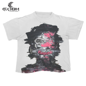 T-shirt pour homme sérigraphie vierge DTF DTG impression bouffante broderie chenille à prix abordable pour votre marque - Product Image 1