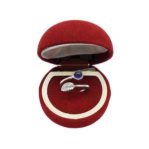 Bague en argent sterling 925 de style bohème avec pierre précieuse améthyste, bijoux classiques pour femmes avec motif de feuille, cadeau de mariage fait à la main - Product Image 5