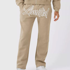 Conjunto de chándal con capucha y cremallera con estampado de diseño personalizado para hombre, ropa de calle de talla grande de algodón 100%, ropa de invierno - Product Image 4