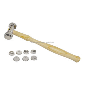 Marteau texturé à 9 têtes pour la fabrication de bijoux, estampage de métal et conception de motifs - Product Image 2