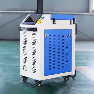 Machine de nettoyage au laser pulsé refroidie par air 300W 500W, élimination de la rouille et de la peinture sur site pour les composants structurels de grande taille - Product Image 6