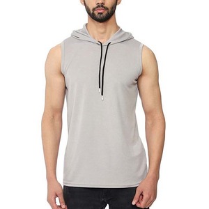 Meilleur fabricant 100% sweat à capuche sans manches unisexe en coton molletonné, respirant et à séchage rapide pour hommes à bas prix - Product Image 4