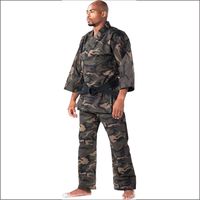 Nouveau design 2025 – Uniforme de karaté camouflage unisexe de qualité supérieure, 100 % coton, 220 g, impression numérique, avec logo personnalisé pour adulte