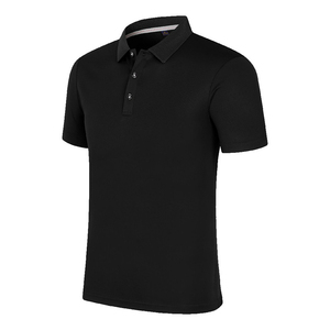 Polo de talla grande para hombre, diseño de moda con mangas bordadas, tejido de punto sólido transpirable, venta al por mayor - Product Image 2