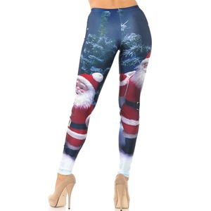 Nueva llegada Push Up Fitness Sexy liso estampado Leggings Casual gimnasio impreso deportes mujeres Leggings legging por Standard International - Product Image 3