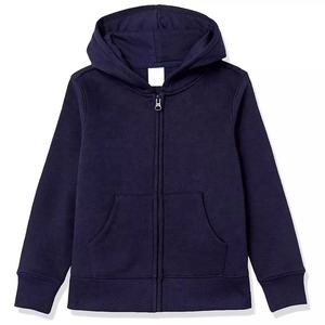 Sudaderas con capucha de hombre con cremallera de lana bordada de invierno de diseño personalizado con logotipo personalizado y algodón orgánico - Product Image 2