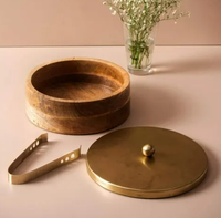 Panci Masak Logam Klasik Mother Pearl dengan Tutup Stainless Steel Berlapis Kaca, Ramah Lingkungan, Tahan Lama, Penghangat Makanan, Peralatan Makan