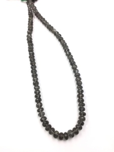 Cuentas Redondas Facetadas de Rutilo Negro Natural para la Elaboración de Joyería Fina, Collar de Piedras Preciosas - Product Image 6