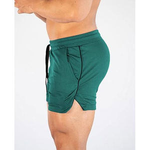 Shorts de sport de compression de haute qualité, coupe ajustée, respirants, évacuant l'humidité, pour la salle de sport, l'entraînement, la course à pied, le fitness - Product Image 2