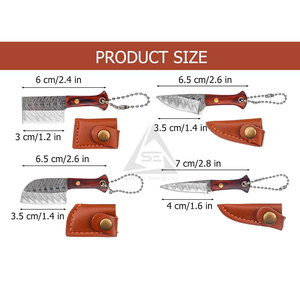 Unique Design Professional Damascus Steel <b>Miniatures</b> Wholesale Low Price Damascus Steel <b>Miniatures</b> - Product Image 2