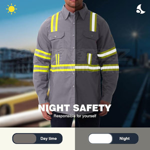 Pakistan Manufacturer Latest Design Welding Shirts Spandex Polyester Breathable Men Welding Shirts - Product Image 3