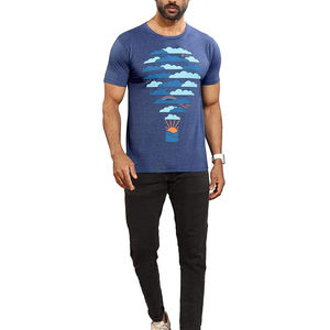 T-shirt pour hommes Vente chaude Top Tendance Vente chaude Taux raisonnable T-shirt pour homme en matériau durable de haute qualité avec poids léger - Product Image 4