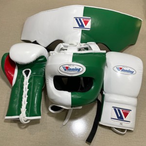 ชุดฝึกซ้อมมวยสีเขียวขาว คุณภาพสูง ผลิตจากโรงงาน รับผลิตตามแบบที่ต้องการ รุ่น MS-SS-026 - Product Image 1