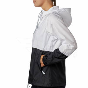 Chaqueta cortavientos de uso informal resistente al por mayor hecha de tejido de poliéster impreso Technics - Product Image 3