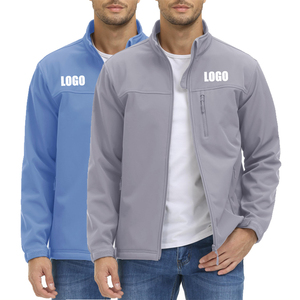 Customized Logo <b>Hooded</b> Windbreaker Quilted <b>Jacket</b> Winter Men Outdoor <b>Soft</b> <b>Shell</b> Waterproof Eco-Friendly Quick Dry OEM Services - Product Image 1