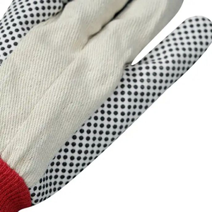 <b>Gloves</b> Labor Protection Construction Anti Slip Dot Resistant <b>Plastic</b> <b>Gloves</b> Wear Resistant Cotton <b>Gloves</b> for Labor Protection - Product Image 2
