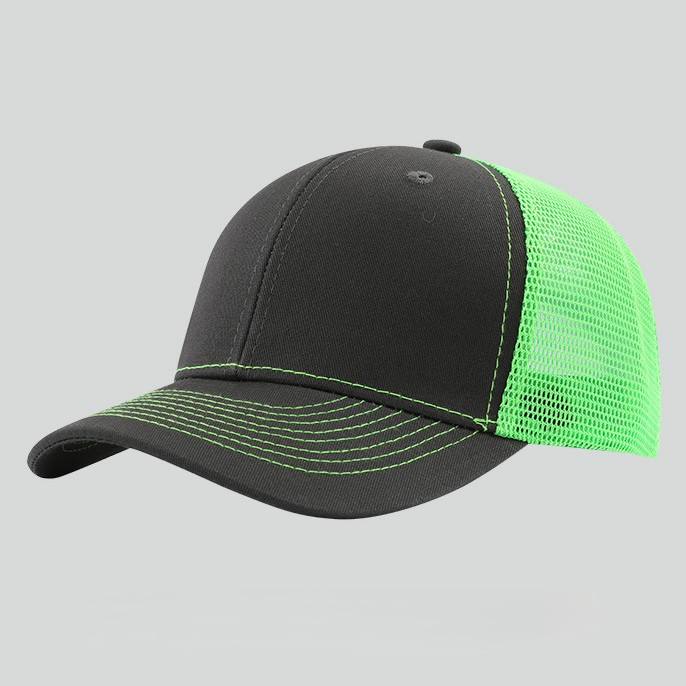 Black & Fluorescent Green