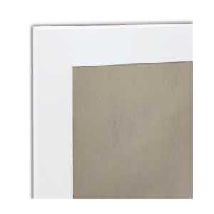 Marco para Póster de Madera Blanca de 60 x 180 cm, MDF y Hierro, con Logotipo Personalizable para Exhibir Imágenes - Product Image 3