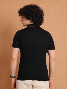 เสื้อยืดโปโลผู้ชายสีพื้นผ้าคอตตอนสีล้วนแห้งเร็วเสื้อผ้าแฟชั่นกลางแจ้งเสื้อโปโลสำหรับ2025 - Product Image 6