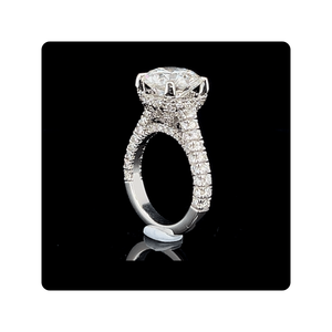 Elegante anillo de bodas de plata 925 3,01 quilates E VVS2 Lab Grown Diamond IGI Certified Jewelry Regalo perfecto para mujeres - Product Image 4