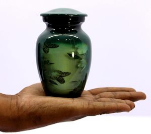 Urna Funeraria de Aluminio Estilo Americano, Precio al por Mayor, Hecha a Mano, Duradera, con Acabado de Última Generación, Urna Conmemorativa - Product Image 4