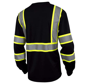 Camisa DE TRABAJO clásica con botones para uso diario Manga completa Mejor color sólido liso Uniforme de trabajo de alta venta Ropa de seguridad - Product Image 3