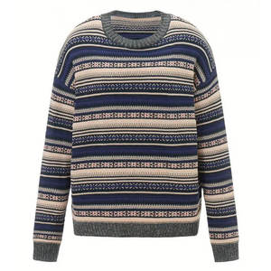 Tendance personnalisé doux à manches longues broderie pulls tricotés haut coupe femmes pull dames pull en tricot pour les femmes - Product Image 1