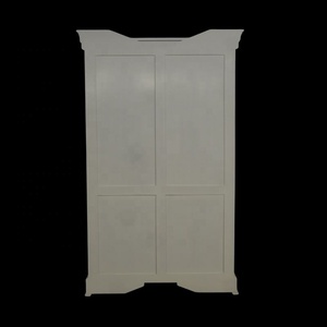 Elegant Kitchen Cabinet White <b>Bookcase</b> with Premium Mahogany Glass Doors, Suitable for Living Room and Bedroom and Dining Room - Product Image 6