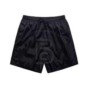 Pantalones Cortos de Lona para Hombre, de Primera Calidad, con Logotipo Personalizado, Cintura Elástica Media, Transpirables, de Secado Rápido, Casuales - Product Image 1