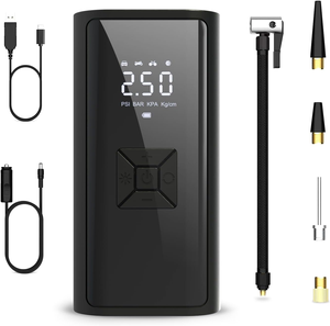 Nuevo Inflador de Neumáticos Digital Inalámbrico Mejorado de 3*2000mAh, 12V, con Pantalla Digital, Compresor de Aire Portátil para Automóvil, Ventilador de Refrigeración - Product Image 1