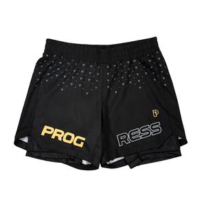 Pantalones cortos de compresión Fitness de último diseño, ropa deportiva de entrenamiento de poliéster 100% ligera de secado rápido para boxeo completamente sublimada - Product Image 1