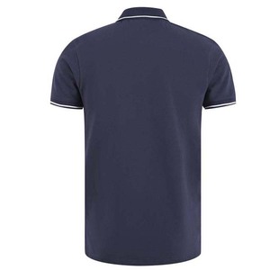 Polos pour hommes en coton 100% de qualité supérieure, logo brodé personnalisé, hauts décontractés de marque, polos pour hommes, design unique, couleur unie - Product Image 4