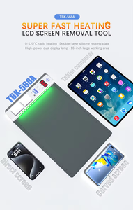 TBK-568A 16 дюймов супер быстрый нагрев мобильный телефон инструмент для удаления ЖК-экрана горячая пластина для iPad мобильный телефон ремонтная платформа - Product Image 4