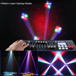 Nuovo piccolo modello di sole cinque In uno occhi dell'ape ha portato effetto del fascio di sorgente luminosa a testa mobile con Laser rosso verde per eventi DJ Laser - Product Image 4
