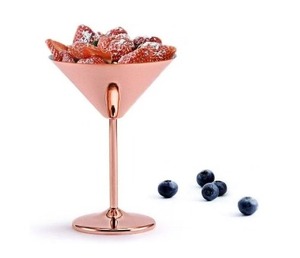 Verre à cocktail en cuivre avec logo personnalisé Verres à pied élégants Capacité de 301 à 400ml Utilisation de fête pour améliorer votre expérience de dégustation - Product Image 6