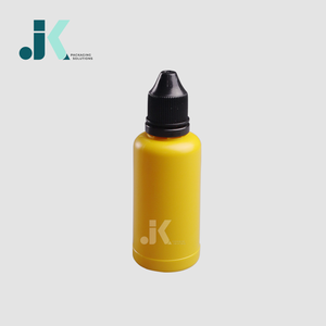 Emballage HDPE jaune Bouteille liquide ronde 90ml du fabricant vietnamien Meilleur prix de haute qualité M0314 - Product Image 1