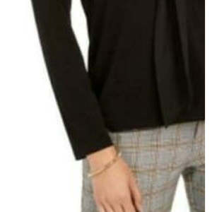 Camicia in Seta Stile BOHO da Donna Charter Club XL con Top Annodabile, Fantasia Floreale/a Pois/a Righe/Tinta Unita, Ideale per l'Ufficio e l'Autunno - Product Image 3