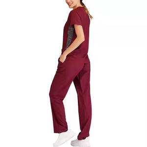 Personalizado Doctor Scrubs Venta al por mayor de algodón Scrub para hombres Mujer Hospital Uniformes Conjuntos OEM Moda personalizada 2025 Mejor Artical unisex conjunto - Product Image 3