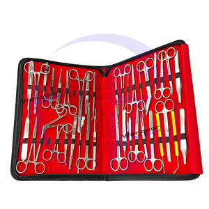 Kit de cirugía menor profesional de 38 Uds. Con instrumentos de sutura, herramientas de acero inoxidable autoclavables para hospitales y laboratorios de entrenamiento - Product Image 5