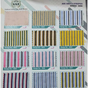 Material de camisa de uniforme escolar de tela de cuadros teñida de hilo de polialgodón de alta demanda a un precio asequible - Product Image 1