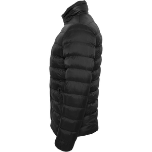 Chaqueta Acolchada con Capucha Negra Premium para Hombre, Ligera, Cálida, Impermeable, Resistente al Viento, Ecológica, de Algodón - Product Image 5