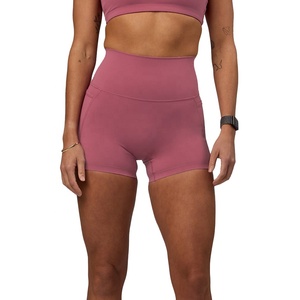 Short de motard professionnel pour femmes avec marque personnalisée tissu léger flexible OEM vente en gros de shorts de gymnastique et de fitness - Product Image 1