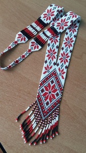 Élégant Lass perles de rocaille déclaration collier boucles d'oreilles ensemble pour les femmes à la main tour de cou bijoux cadeau - Product Image 5